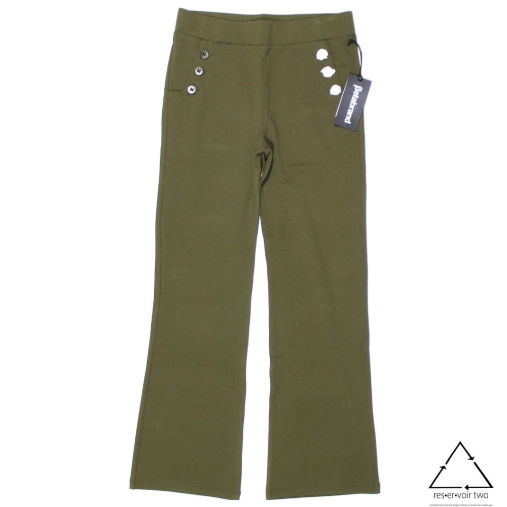 Betabrand Classic Dress Yoga Pant Bootcut Buttons